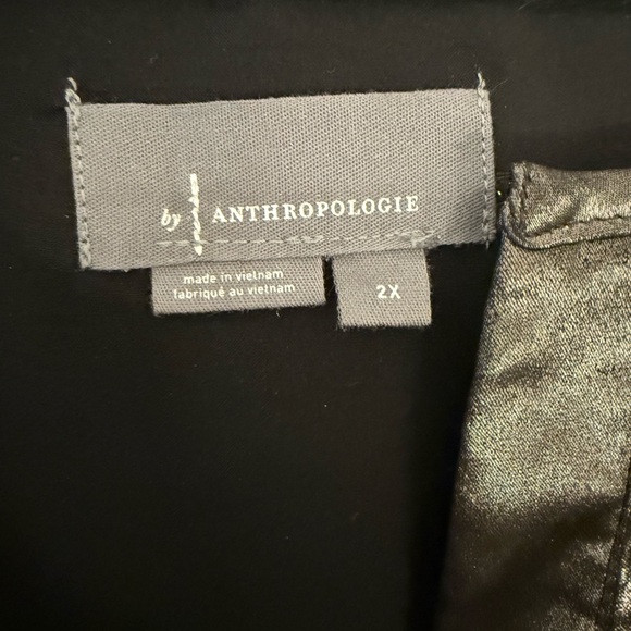 Anthropologie Somerset Dress Shine Edition in Carbon - Picture 7 of 7